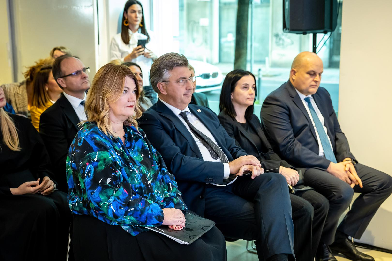 Jasminka Horvat Martinović, Andrej Plenković, Marija Vučković i Ante Šušnjar