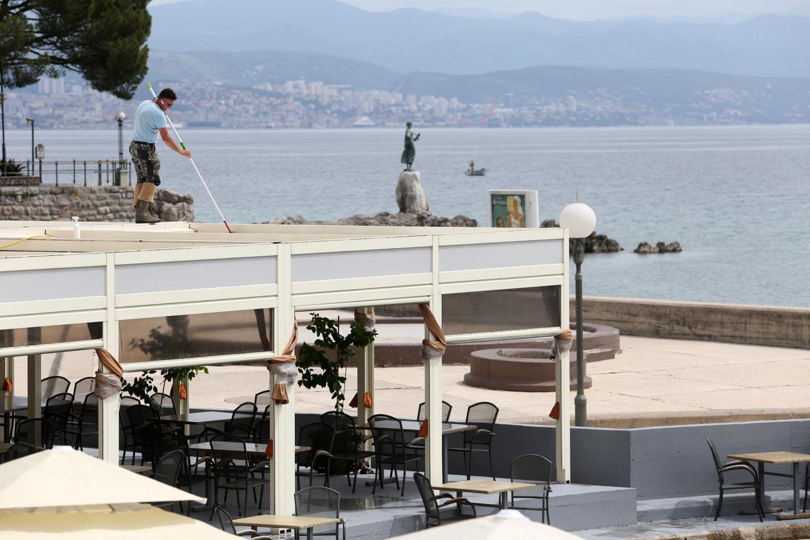 13.05.2020., Opatija - Turizam u Opatiji nakon popustanja mjera izolacije. 
Photo: Goran Kovacic/PIXSELL