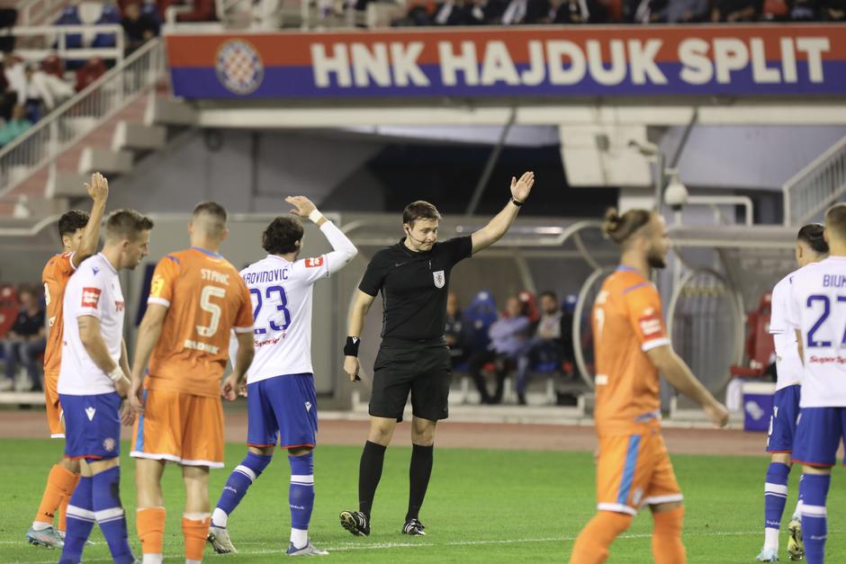 Split: Utakmica 12. kola SuperSport HNL, NK Hajduk - NK Varaždin