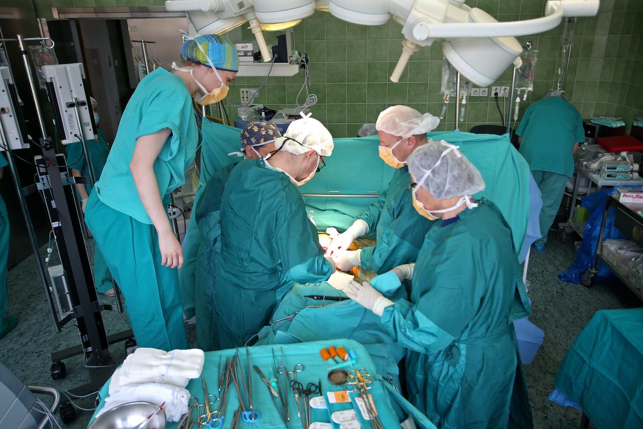 17.03.2015., Zagreb - Danas je u KB Merkur odradjeno 5 transplantacija. Transplantacija jetre. Photo: Igor Kralj/PIXSELL