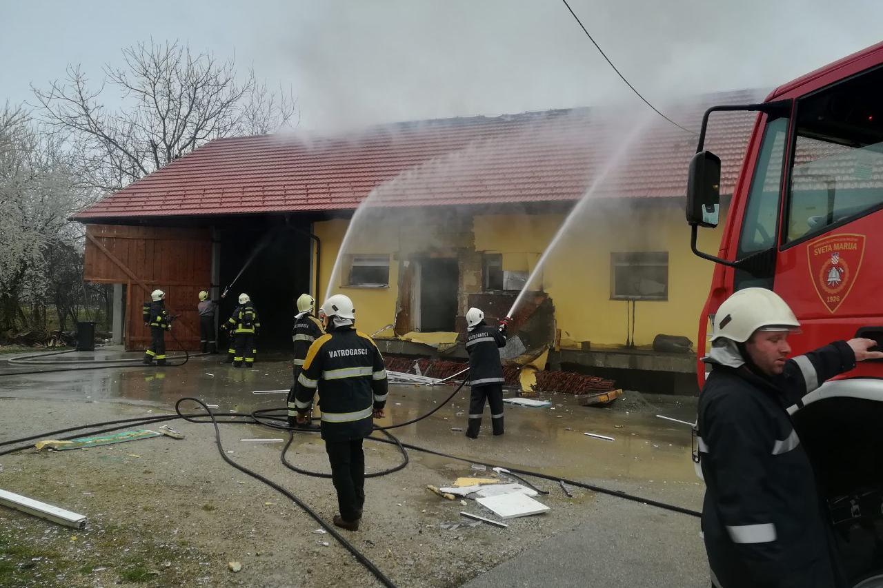 Donji Vidovec - Požar i eksplozija