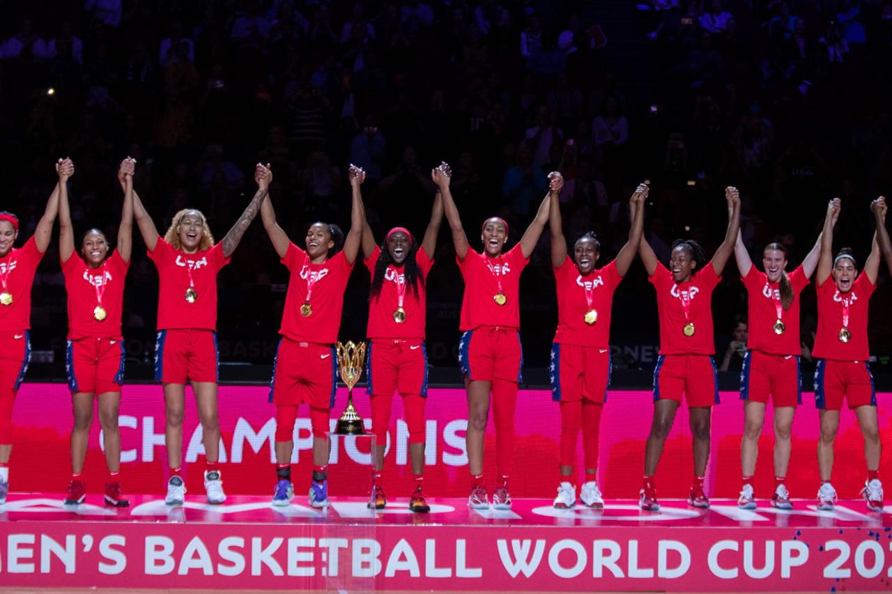 (SP)AUSTRALIA-SYDNEY-BASKETBALL-WOMEN'S WORLD CUP-CHN VS USA