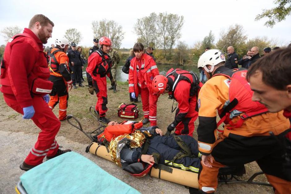 Održana vježba sustava civilne zaštite na temu poplava i potrage za izgubljenim osobama