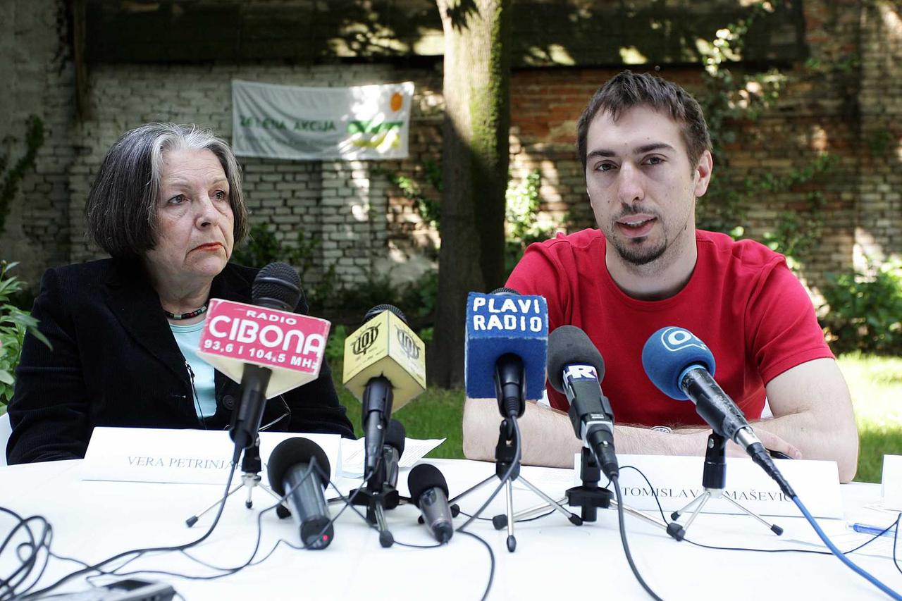 ARHIVA - Zagreb: Tomislav Tomašević na konferenciji za medije povodom Dana planeta Zemlje, 2007.