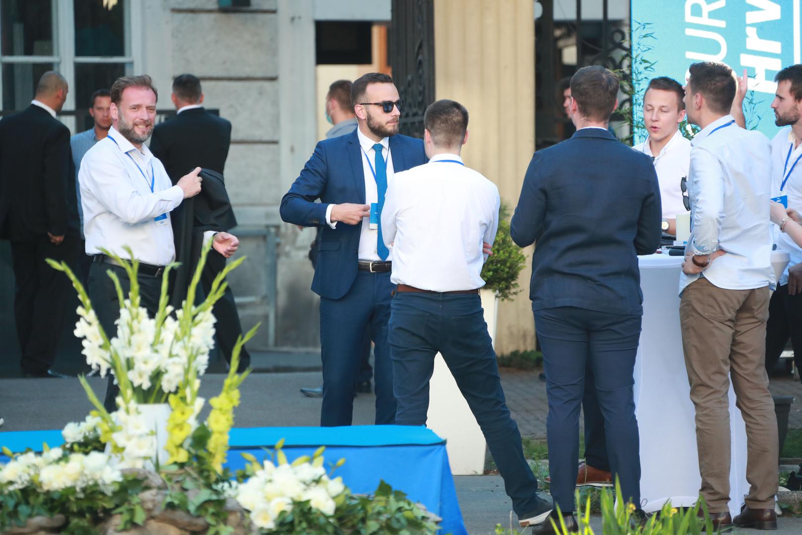 05.07.2020., Zagreb - Docek izbornih rezultata u stozeru HDZ-a u Arheoloskom muzeju.Josip Aladrovic Photo: Sanjin Strukic/PIXSELL