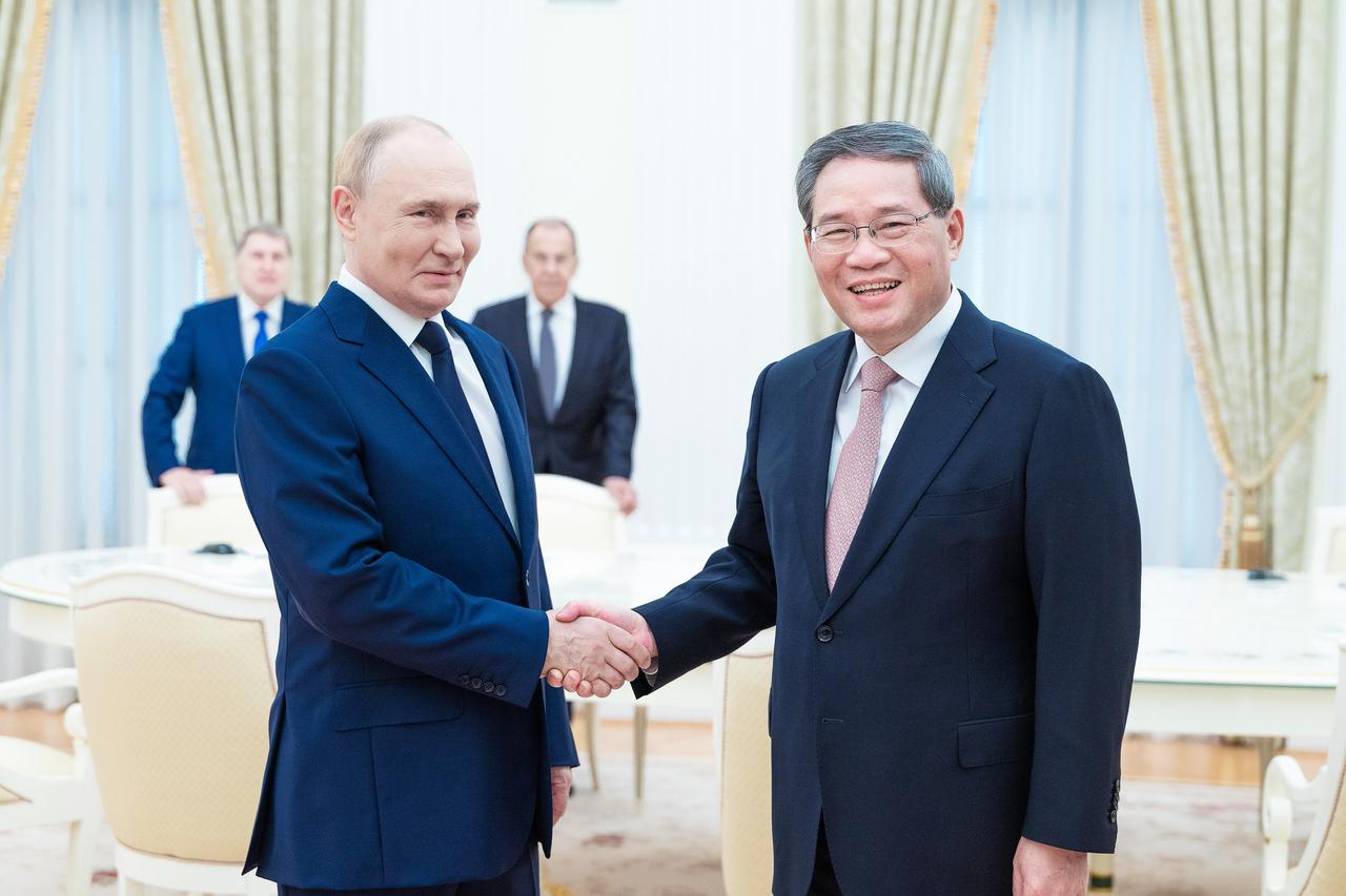 RUSSIA-MOSCOW-LI QIANG-PUTIN-MEETING