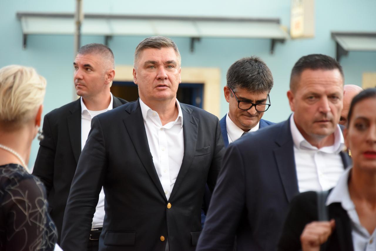 09.09.2024., Buje: Predsjednik RH, Zoran Milanovic na proslavi dana grada Buja.