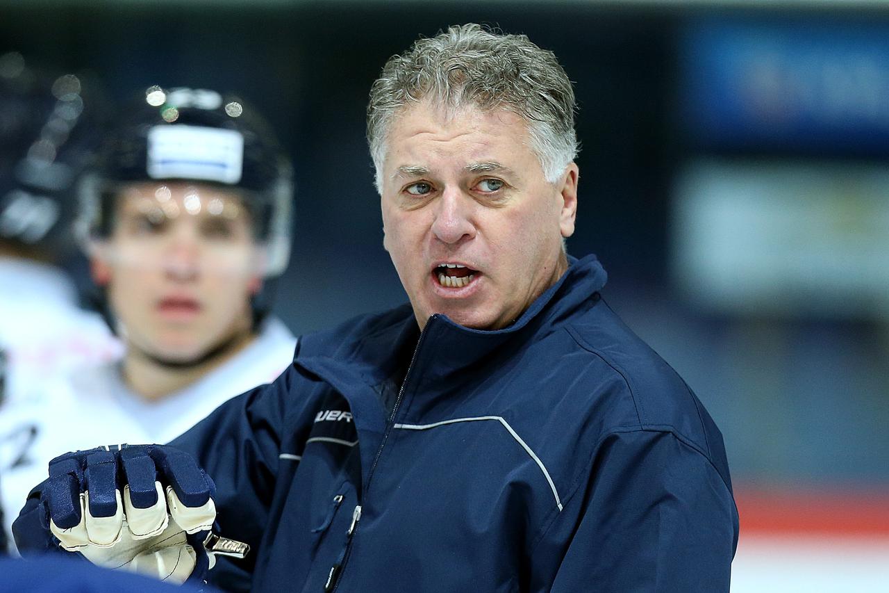 27.10.2014., Zagreb - Doug Shedden, trener KHL Medvescak.  Photo: Goran Stanzl/PIXSELL