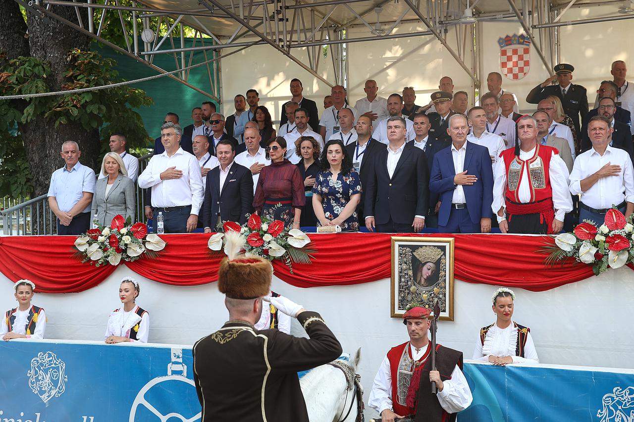 Sinj: Uzvanici na 309. Sinjskoj alci