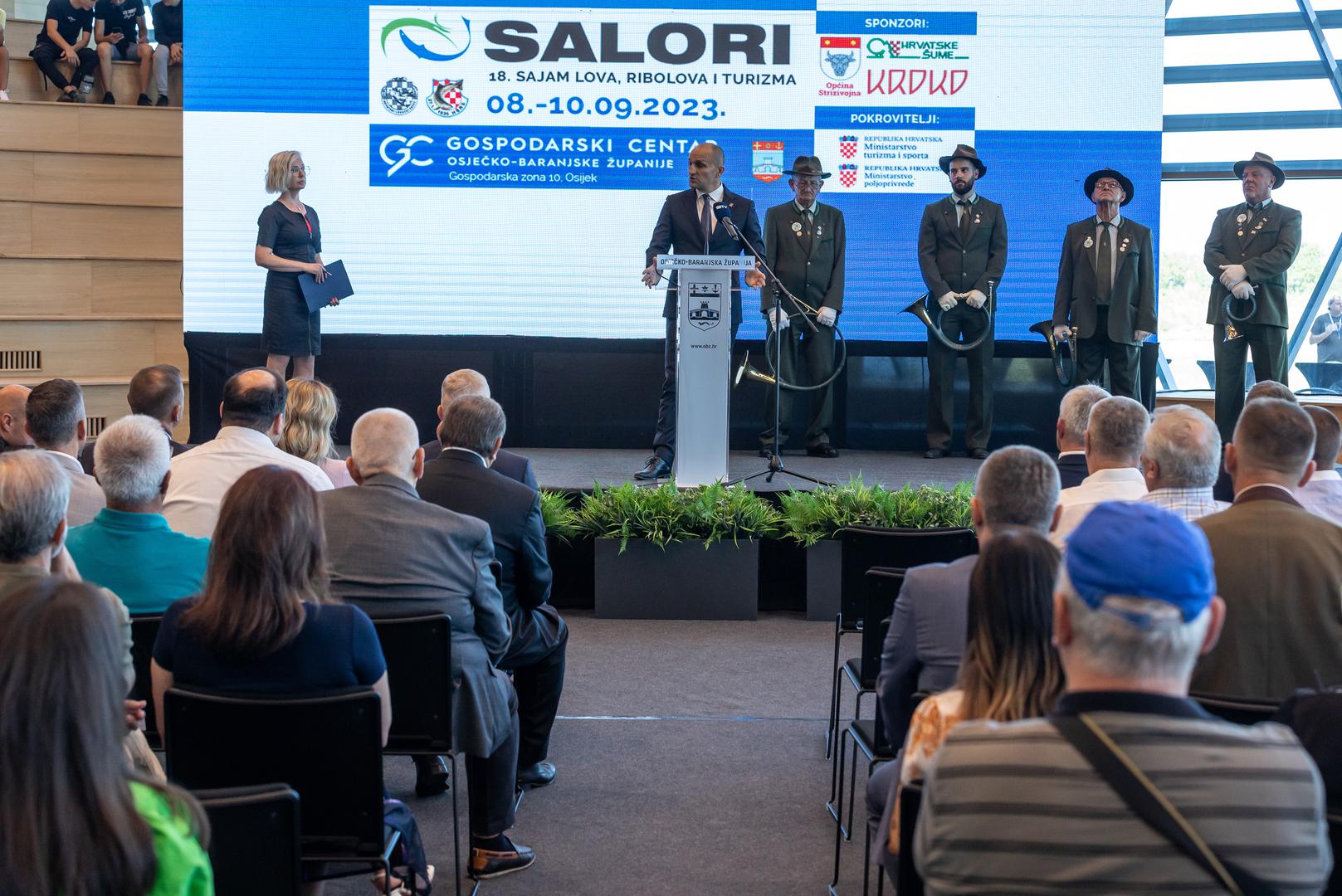 08.09.2023., Osijek - Gospodarski centar Osjecko-baranjske zupanije, otvorenje sajma lova, ribolova i turizma - SALORI. Photo: Davor Javorovic/PIXSELL