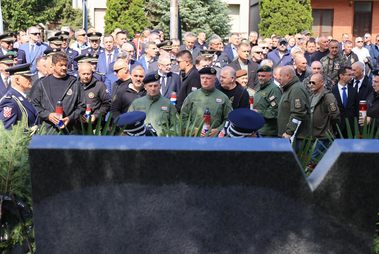 02.05.2022., Borovo - Obiljezavanje 31. obljetnice stradavanja dvanaestorice hrvatskih redarstvenika - Memorijal 12 redarstvenika.
  Photo: Davor Javorovic/PIXSELL