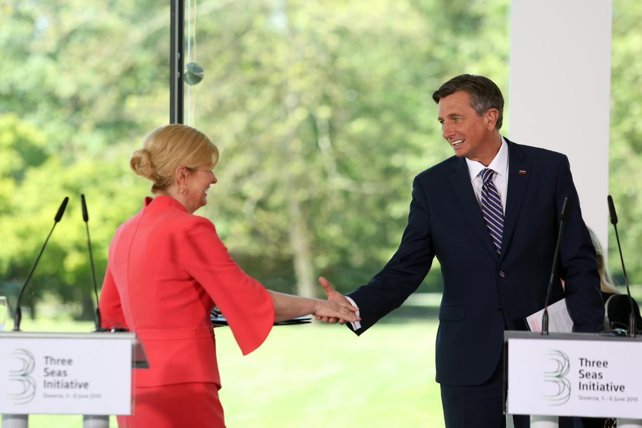 Kolinda Grabar-Kitarović i Borut Pahor