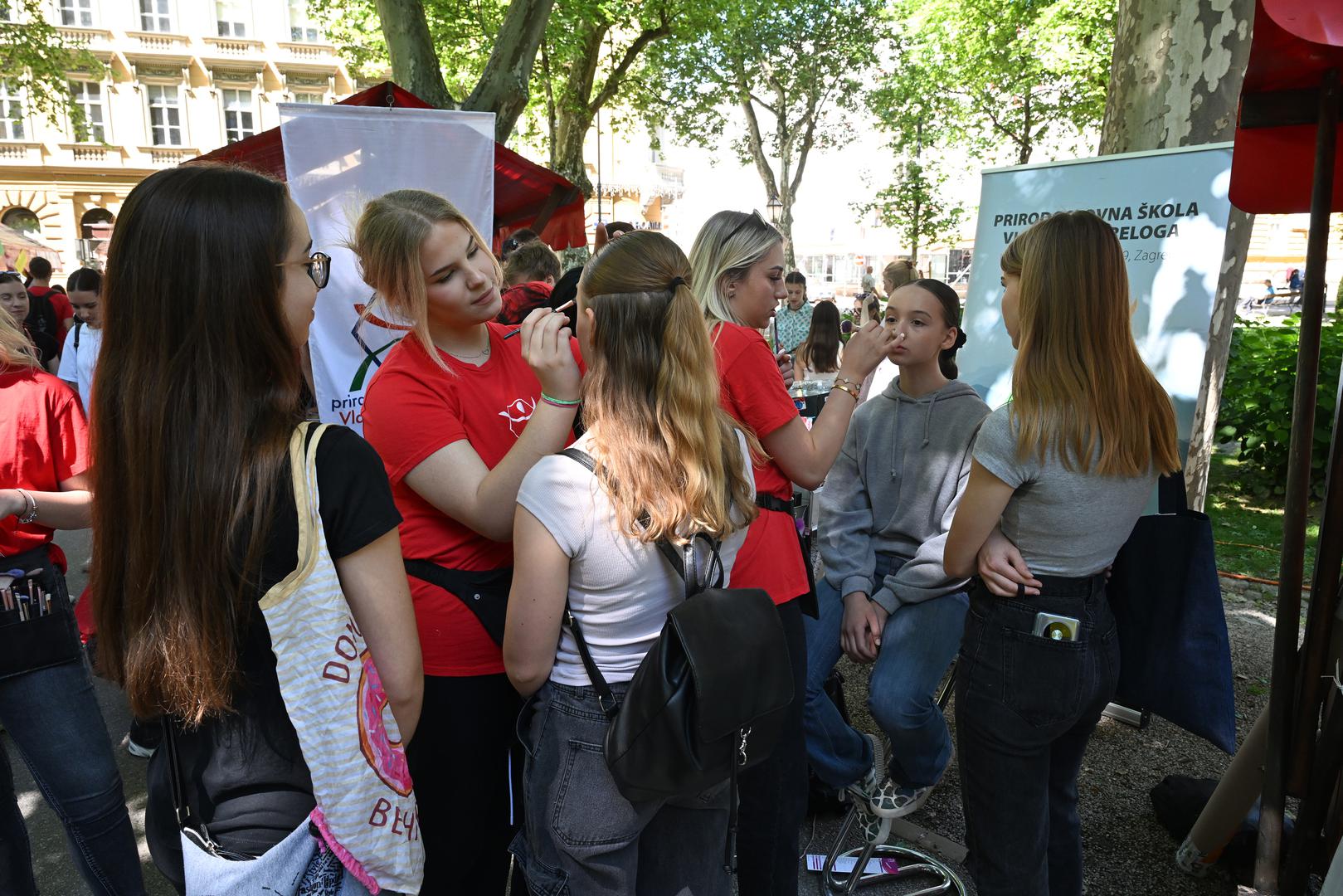 10.5.2024., Zagreb - Na Zrinjevcu se odrzava 18. izdanje manifestacije Dojdi osmas, Zagreb te zove na kojoj se predstavljaosamdesetak  srednjih skola. Photo: Davorin Visnjic/PIXSELL