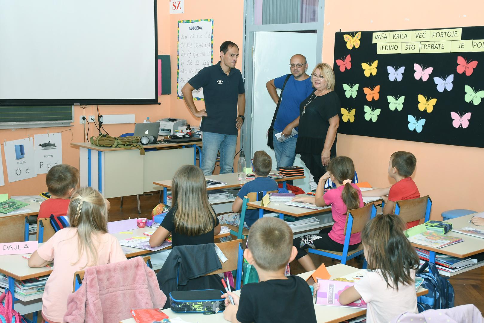 12.09.2023., Hrvatska Kostajnica - U OS Davorina Trstenjaka provodi se cjelodnevna eksperimentalna nastava. Photo: Nikola Cutuk/PIXSELL