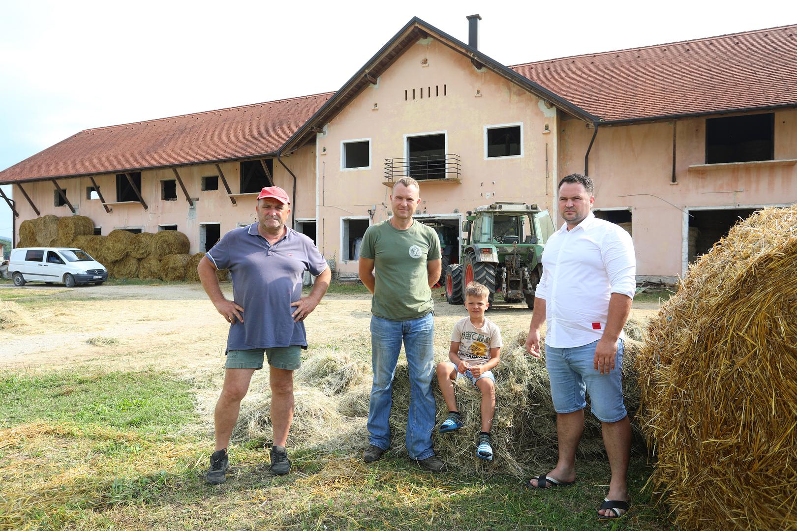 18.07.2023., Duga Resa - Izbor za najbolji OPG - Zlata vrijedan- Sajjoma, vl. Josip-Marko Butina na imanju uu Novigradu na Dobri bave se ratarstvom, stocarstvom i vinogradarstvom. Photo: Kristina Stedul Fabac/PIXSELL