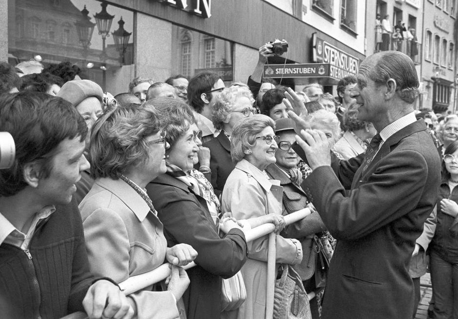 Queen Elizabeth II. on state visit in Germany 1978