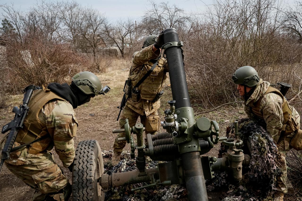 FILE PHOTO: The Freedom of Russia Legion fights in the Donetsk region of Ukraine