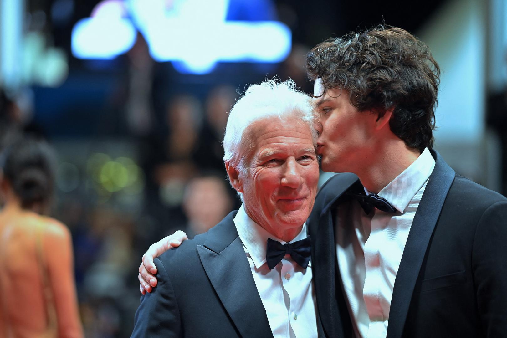 Homer James Jigme Gere and Richard Gere attend the Oh, Canada screening at the 77th annual Cannes Film Festival at Palais des Festivals on May 17, 2024 in Cannes, France. Photo by Franck Castel/ABACAPRESS.COM Photo: Castel Franck/ABACA/ABACA