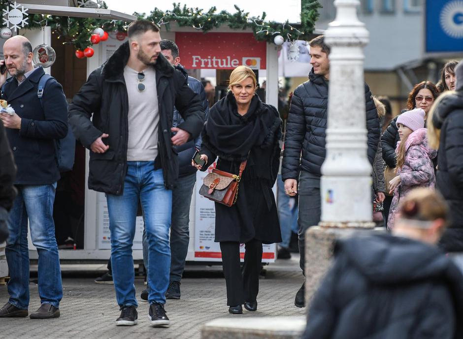 Kolinda Grabar Kitarović pozirala na zagrebačkoj špici