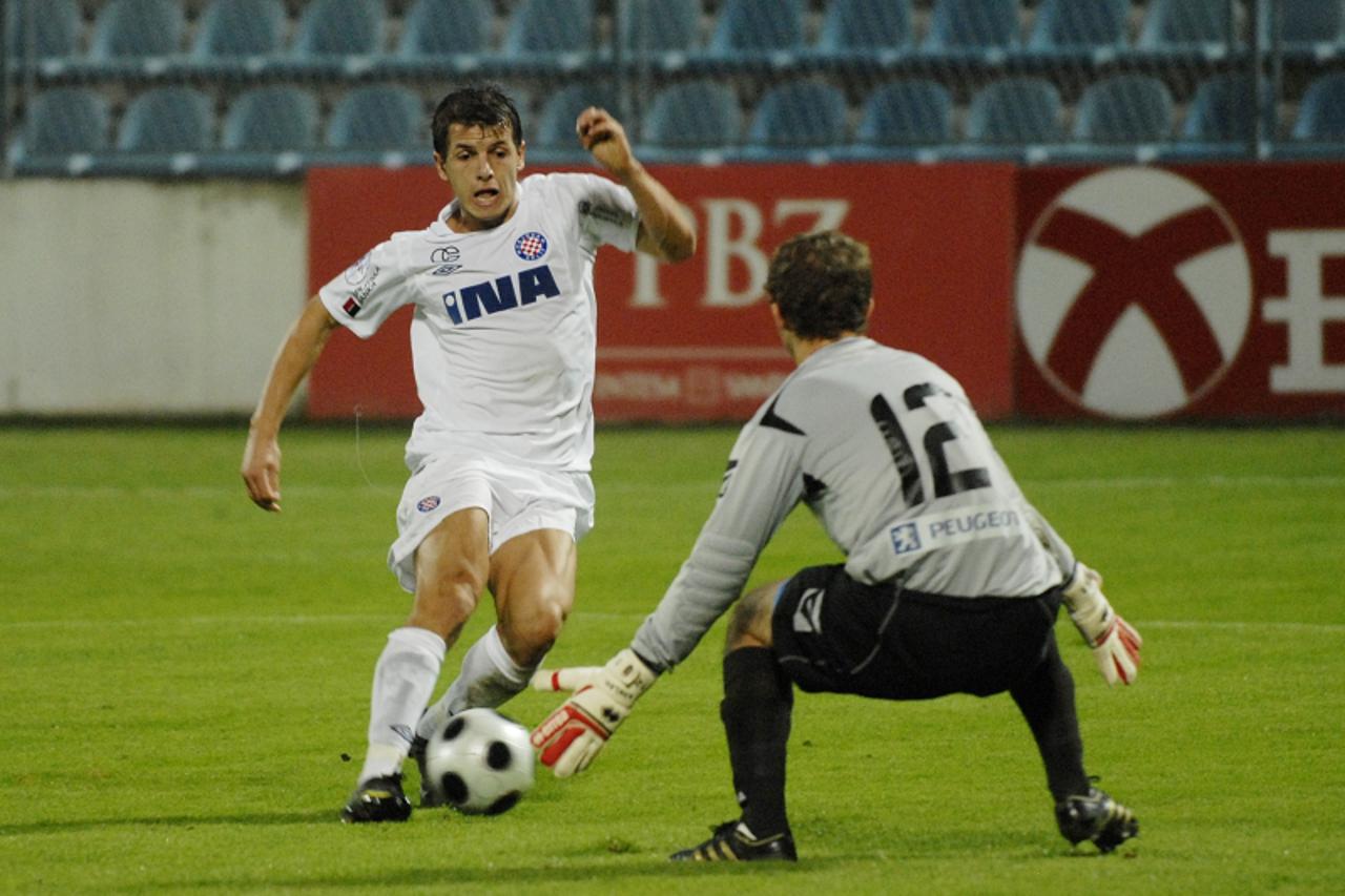 'sport, 14.09.2009., varazdin, 7 kolo t-com prve hrvatske nogometne lige, varteks - hajduk, anas sharbini Photo: Marko Jurinec/VLM'