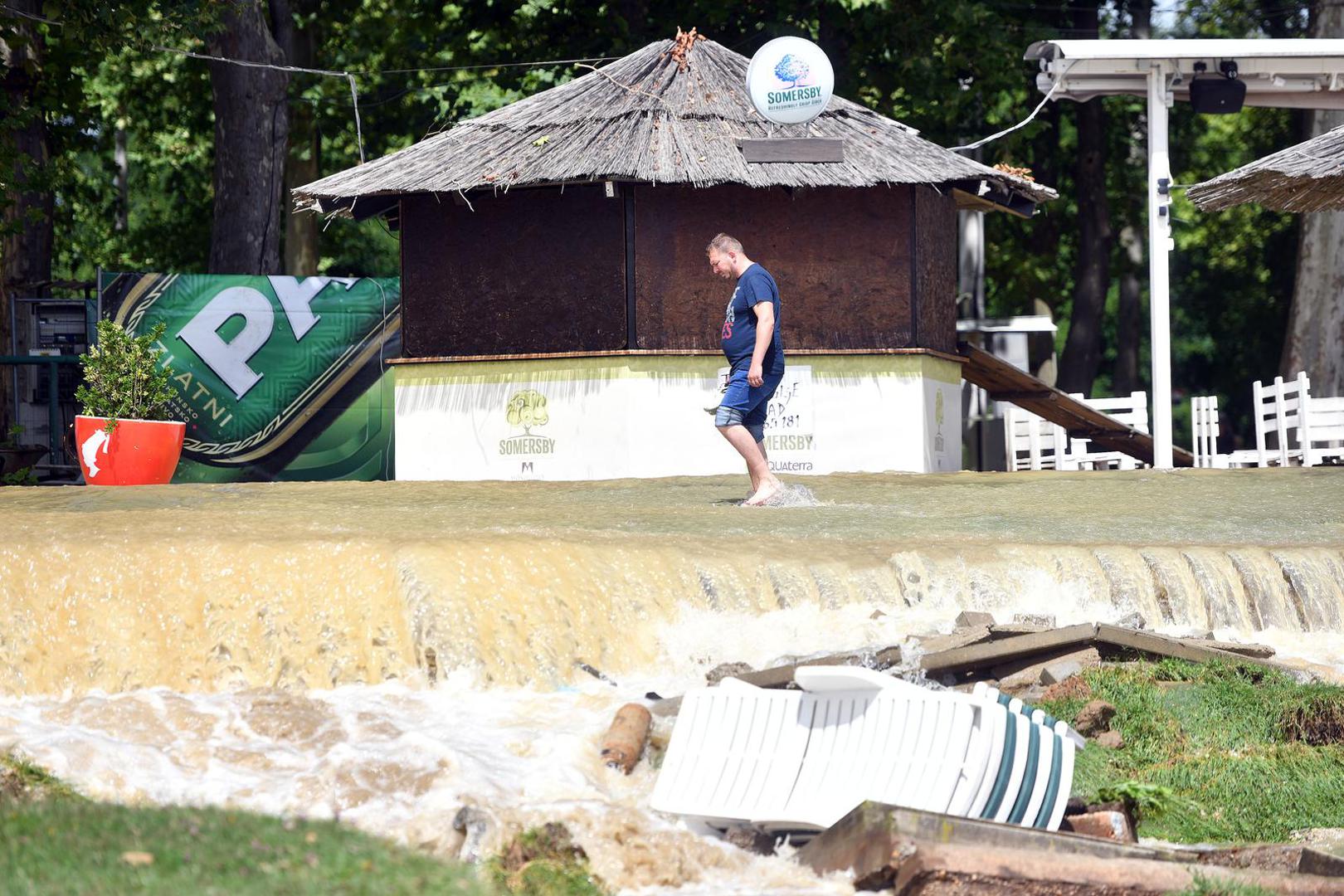 07.08.2023., Soderica- Jezero Soderica uslijed poplave potpuno je unisteno. Photo: Vjeran Zganec Rogulja/PIXSELL