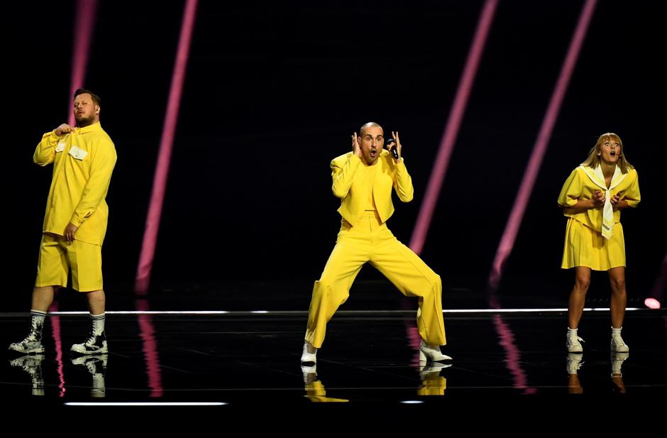 Dress rehearsal for Eurovision final in Rotterdam