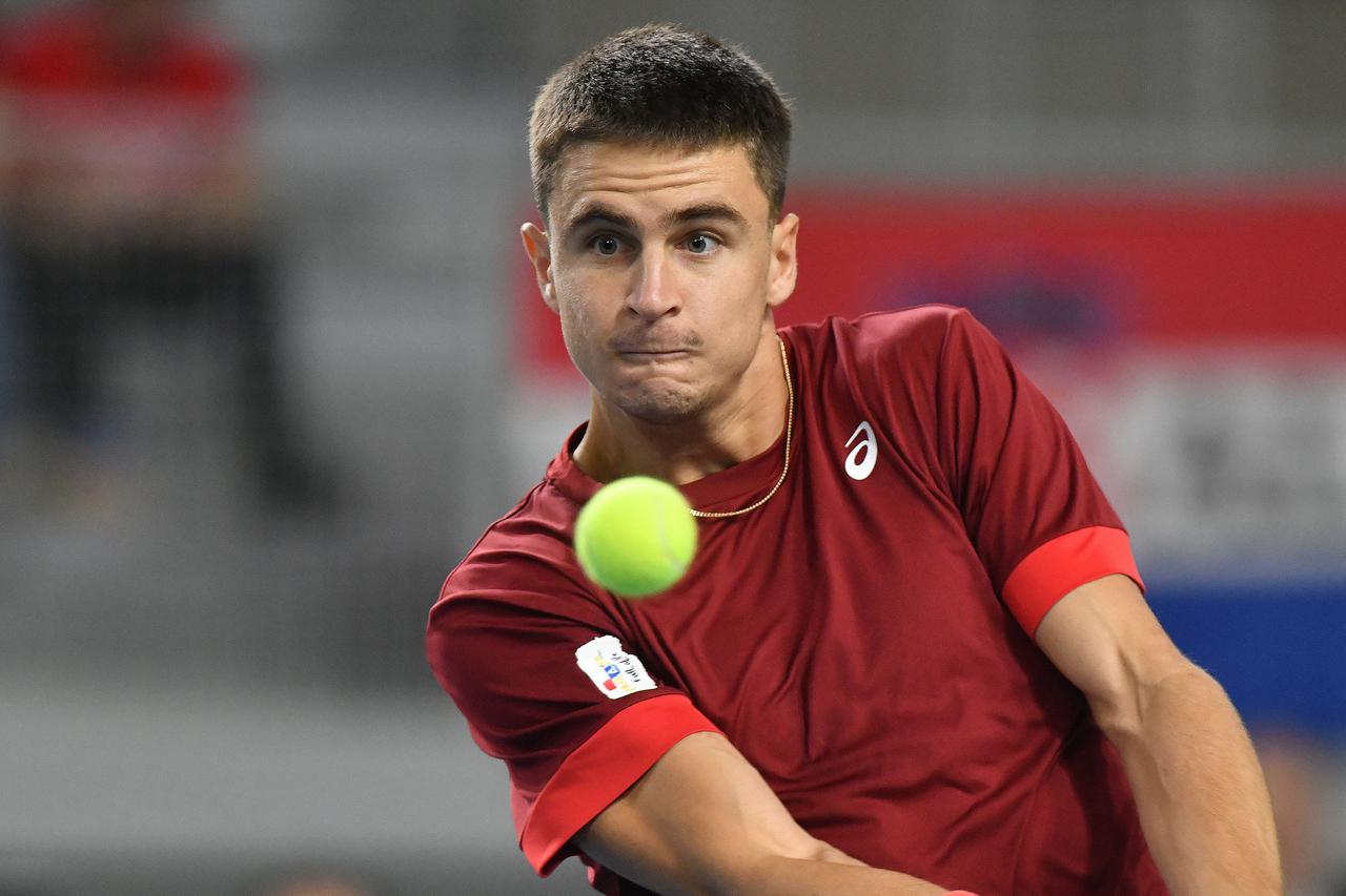 Varaždin: Davis Cup, meč Duje Ajduković - Joris De Loore