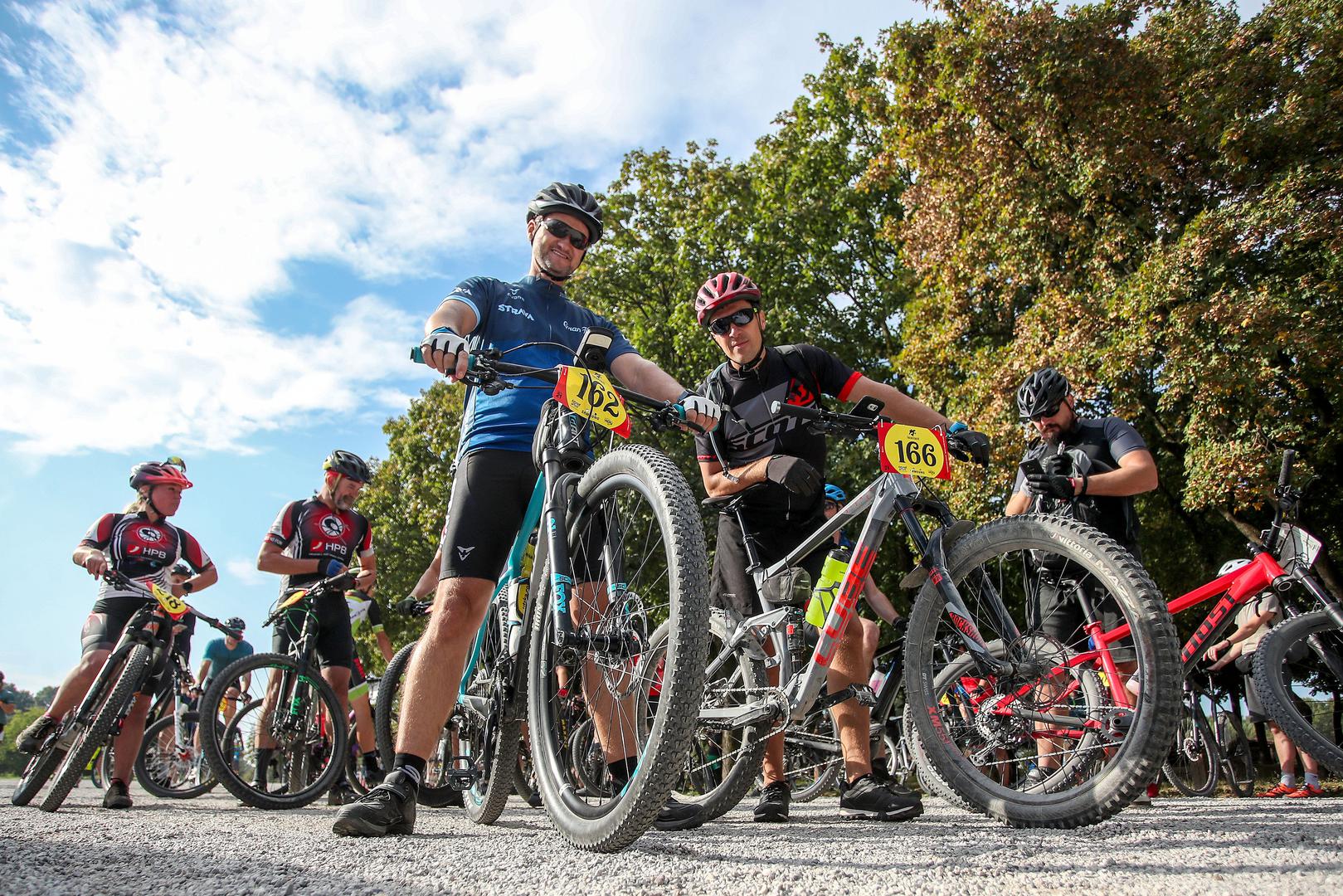 20.09.2020., Zagreb, Bundek - Gravelman Zagreb 2020. nova biciklisticka utrka humanitarnog karaktera duga 100km. Dio prihoda ide u dobrotvorne svrhe udruzi Crveni Nosovi.
Photo: Igor Kralj/PIXSELL