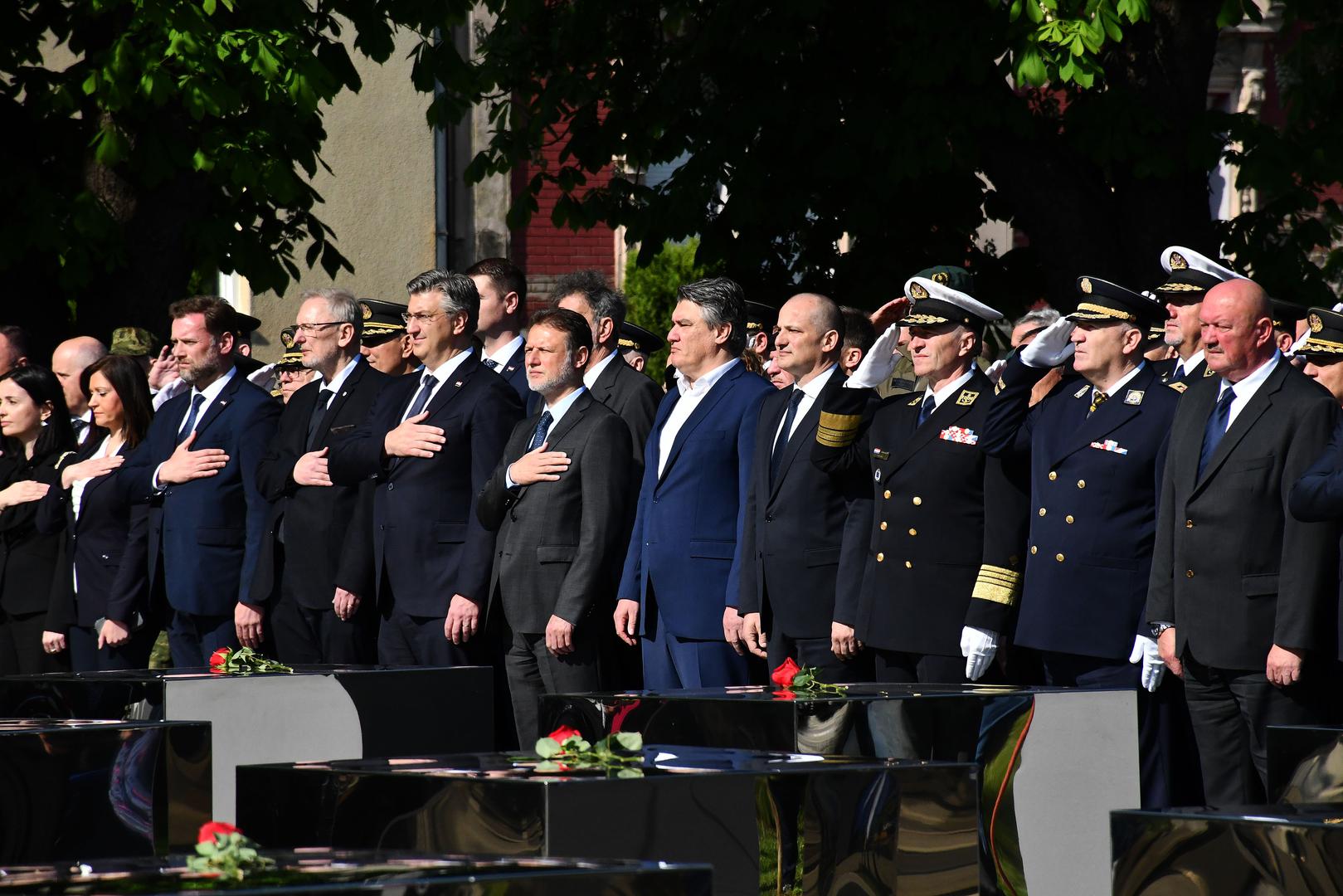 01.05.2022., Okucani - Obiljezavanje 27. obljetnice vojno-redarstvene operacije Bljesak u Okucanima  Photo: Ivica Galovic/PIXSELL