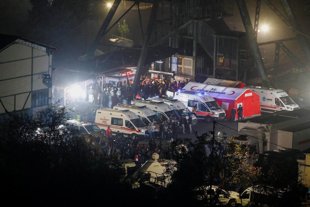 Explosion at a coal mine in Bartin Province, Turkey