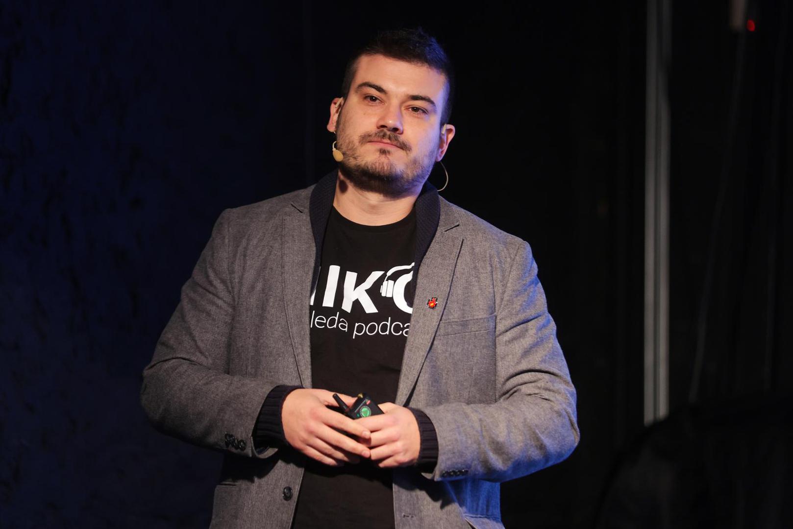 17.11.2023., Zagreb - Konferencija SoMo Borac odrzava se u zagrebackoj Tvornici kulture. Goran Jankuloski - Ziska
Podcasti: koga briga za 1000 pregleda? Photo: Luka stanzl/PIXSELL