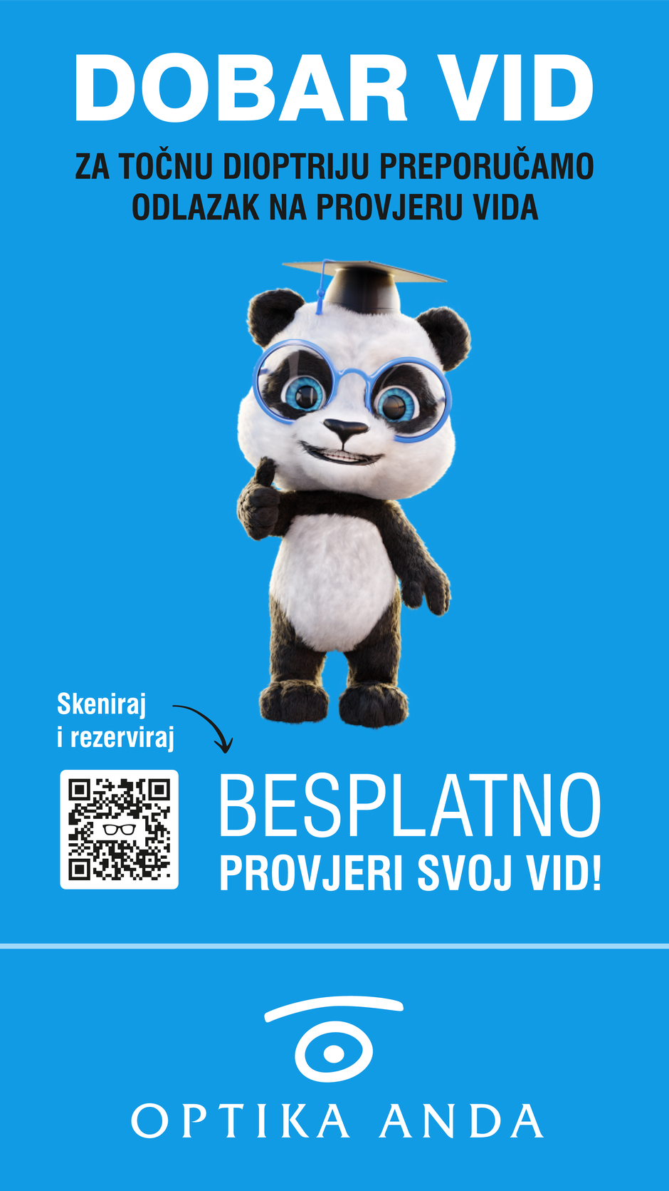 Za Svjetski dan vida Anda Pandametar mjeri koliko vam je dobar vid!