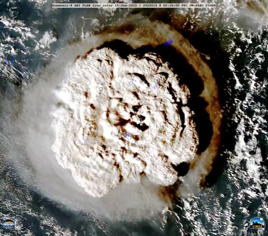 Hunga Tonga-Hunga Ha'apai underwater volcano eruption