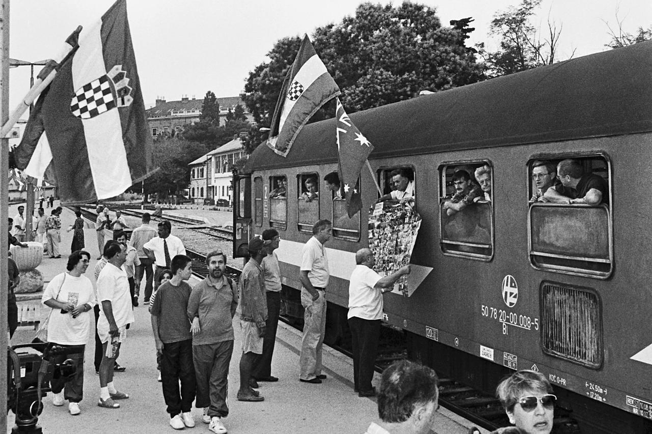 Knin nakon vojno-redarstvene operacije Oluja i oslobođenja grada, 1995.