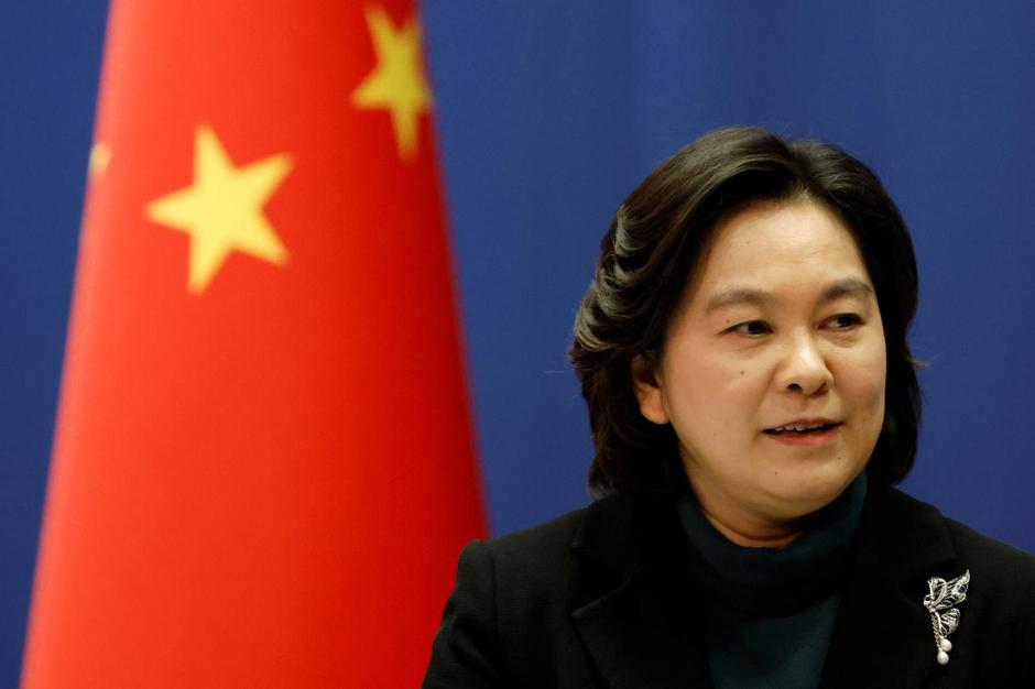 Chinese Foreign Ministry spokesperson Hua Chunying attends a news conference in Beijing