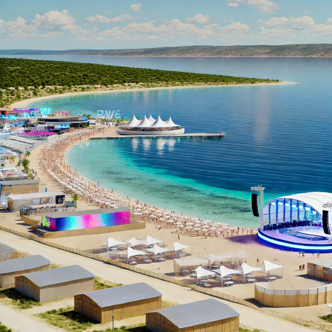 3. Plaža Zrće, Pag - Spomenuta 354,696 puta. Plaža će zadržati festivalski duh uz ekološki prihvatljive materijale i obnovljive izvore energije.