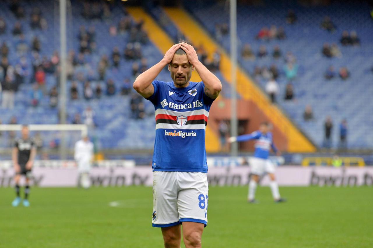 italian soccer Serie A match - UC Sampdoria vs Empoli FC