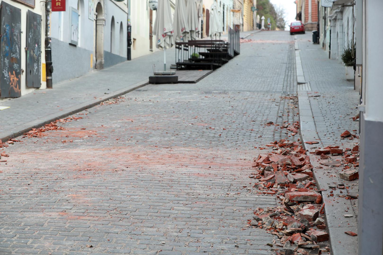 22.03.2020., Zagreb - Posljedice potresa u centru grada. Photo: Sanjin Strukic/PIXSELL