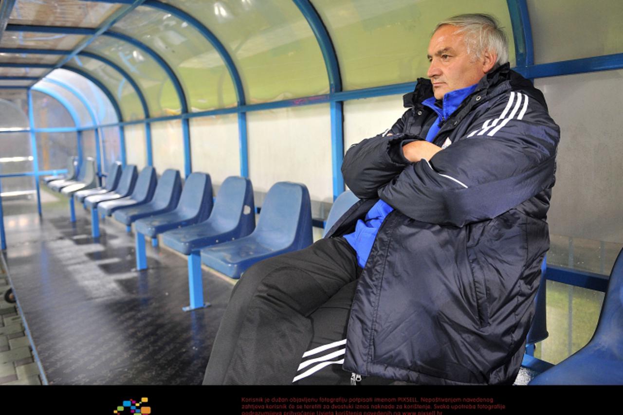 '26.09.2008.,Koprivnica - 9. kolo Prve Hrvatske nogometne lige,nogometna utakmica izmedju Slaven Belupo i Dinamo iz Zagreba.Mile Petkovic trener Slaven Belupa. Photo:Antonio Bronic/Vecernji list'