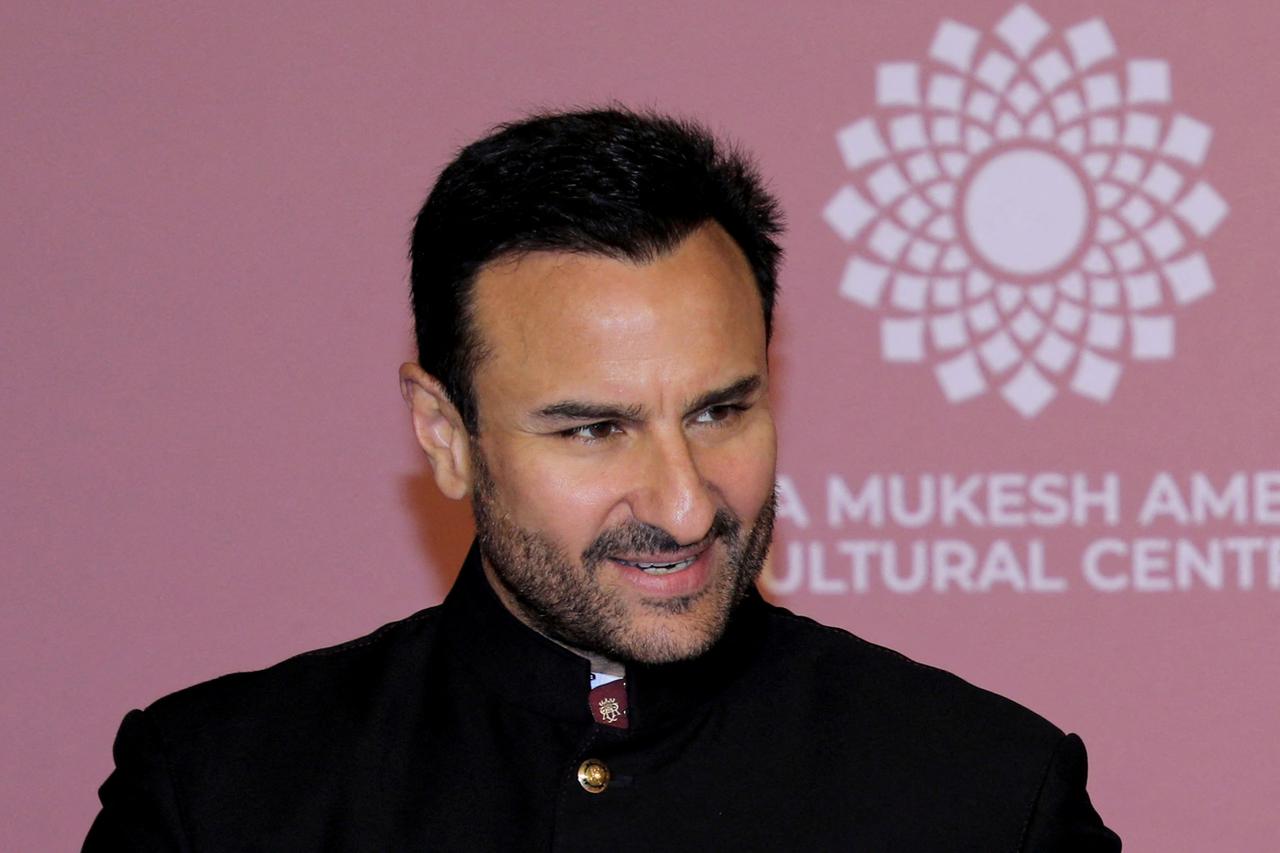 FILE PHOTO: Bollywood actor Saif Ali Khan poses in Mumbai