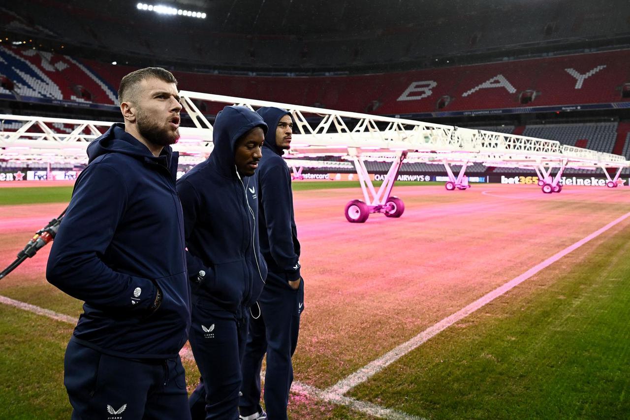 München: Igrači GNK Dinamo obišli stadion uoči utakmice protiv Bayern Munich