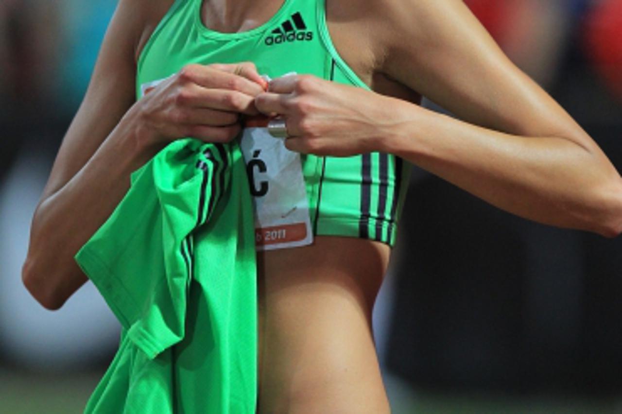 '13.09.2011., Mladost, Zagreb - 61. jubilarni memorijal Borisa Hanzekovica, atletski miting IAAF World Challenge Zagreb 2011. Skok u vis, Blanka Vlasic.  Photo: Dalibor Urukalovic/PIXSELL'