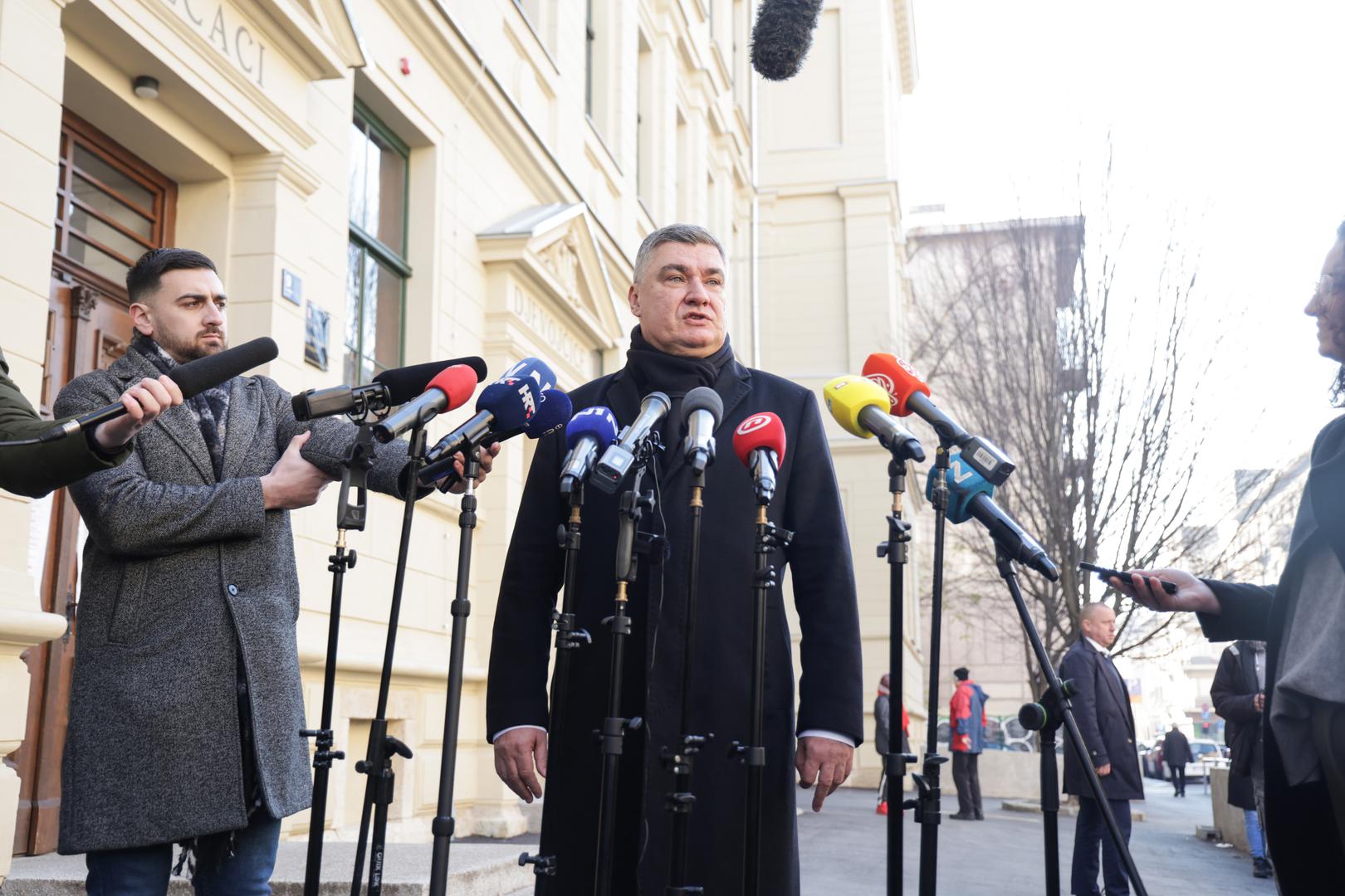 29.12.2024., Zagreb - Aktualni predsjednik Zoran Milanovic glasovao na predsjedničkim izborima u OS Petra Zrinskog. Photo: Luka Stanzl/PIXSELL