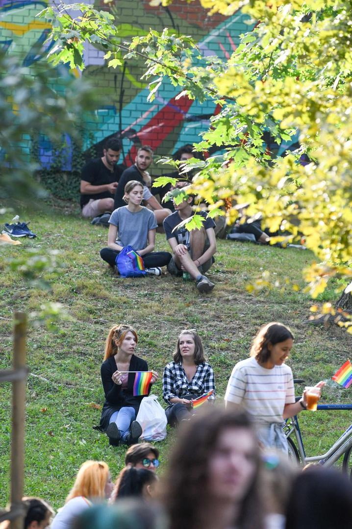 19.09.2020., Zagreb - 19. Povorka ponosa LGBTIQ osoba i obitelji Zagreb Pride 2020 pod sloganom "Sloboda unutar i izvan cetiri zida". Povorka je po prvi puta krenula s Trga svetog Marka. Photo: Josip Regovic/PIXSELL