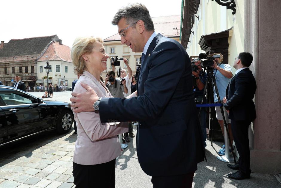 Andrej Plenković i Ursula von der Leyen