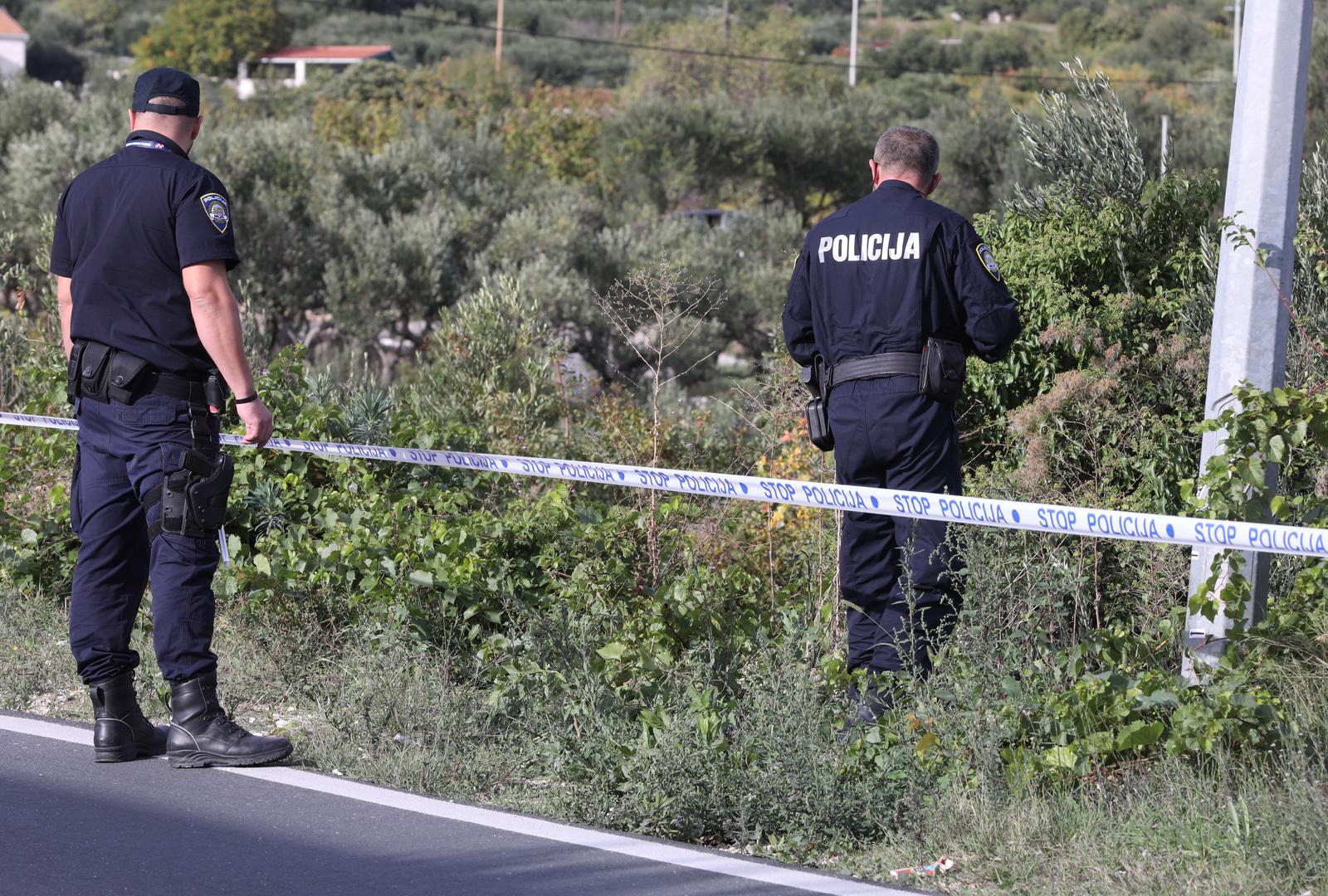 30.10.2023.,Plano-Danas oko 12,40 sati   u mjestu Plano doslo je do izlijetanja motocikla izvan kolnika i smrtnog stradavanja jedne osobe. Photo: Ivo Cagalj/PIXSELL