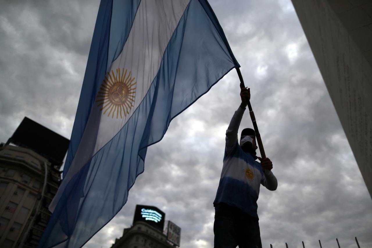 Protest against the state takeover of agro exporter Vicentin in Buenos Aires