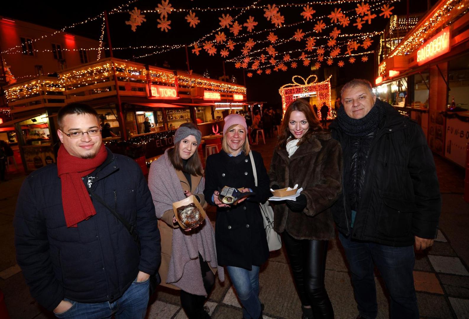 U timu su bili Damir Mrvec, Mateja Ježovita, Petra Balija, Dino Brumec i Ana Tenžera, a susreli su i Djeda Mraza