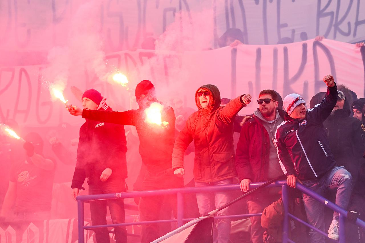 Atmosfera na stadionu Maksimir