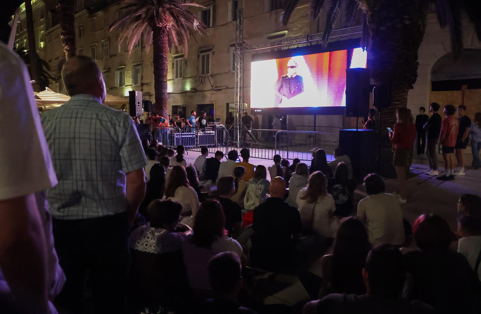 Split: Grad i Turistička zajednica organizirali su gledanje Eurosonga na rivi
